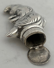 White Metal Vesta Case Modelled as Mr Punch.