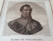 'Le Duc De Wellington', French Portrait Engraving by Bautran. After Lefèvre.