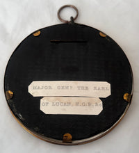 Field Marshal George Charles Bingham, 3rd Earl of Lucan, GCB Portrait Engraving Roundel.