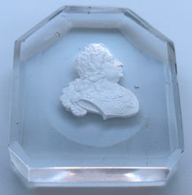 King George I, An Early 19th Century Sulphide Portrait.