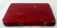 Portrait Miniature on Ivory in Fitted Leather Case. British School, circa 1830.