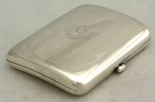 HMS Defence Silver Cigarette Case. London 1905 Sampson Mordan & Co. 3.2 troy ounces.