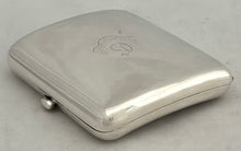 HMS Defence Silver Cigarette Case. London 1905 Sampson Mordan & Co. 3.2 troy ounces.