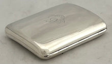 HMS Defence Silver Cigarette Case. London 1905 Sampson Mordan & Co. 3.2 troy ounces.