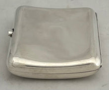 HMS Defence Silver Cigarette Case. London 1905 Sampson Mordan & Co. 3.2 troy ounces.