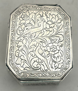 19th Century Continental White Metal Snuff Box.