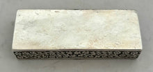 Anglo Indian Kashmir Rosette Pattern Silver Box, circa 1890 - 1910. 2.8 troy ounces.