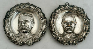 2nd Boer War Portrait Plaques of Field Marshal Roberts & Field Marshal Kitchener.