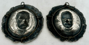 2nd Boer War Portrait Plaques of Field Marshal Roberts & Field Marshal Kitchener.