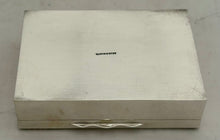 George V Silver Table Snuff Box. London 1917 Mappin & Webb. 4.8 troy ounces.