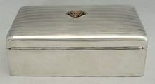 Calcutta Scottish, British Indian Army, Silver Cigar Box. Birmingham 1916 Charles S. Green & Co. Ltd.