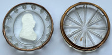 Charles X of France, 19th Century Cut Glass Sulphide Portrait Box.