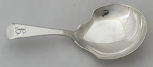 William IV Silver Caddy Spoon. London 1833 A. B. Savory & Sons.