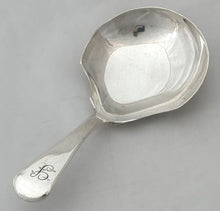 William IV Silver Caddy Spoon. London 1833 A. B. Savory & Sons.