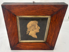 The Duke of Wellington Gilt Metal Laurel Crown Portrait Profile Bust, Early 19th Century.
