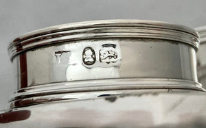 Georgian, George IV, Silver Inkstand. London 1824 Joseph Angell I. 13.3 troy ounces.