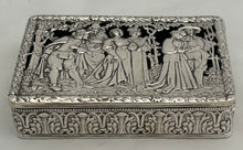 German Pierced Silver Box. Neresheimer & Sohne, Hanau (Berthold Muller, Chester 1909). 5.9 troy ounces.