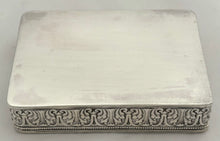 German Pierced Silver Box. Neresheimer & Sohne, Hanau (Berthold Muller, Chester 1909). 5.9 troy ounces.