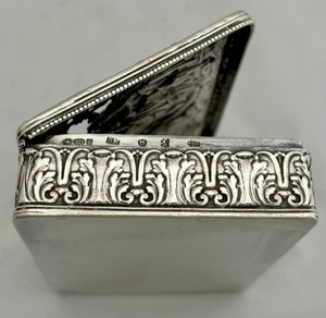 German Pierced Silver Box. Neresheimer & Sohne, Hanau (Berthold Muller, Chester 1909). 5.9 troy ounces.