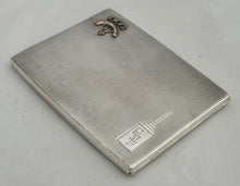 Southern Provinces Mounted Rifles, British Indian Army, Silver Cigarette Case. Birmingham 1935. 6 troy ounces.