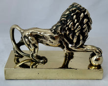 A Large and Heavy Brass Lion of Waterloo, Early 20th Century.