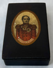General Raglan, Battle of Waterloo, Peninsular & Crimean Wars, Portrait Snuff Box, circa 1855.