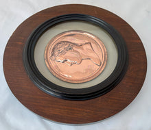 Napoleon Bonaparte Portrait Profile Plaque in Circular Glazed Frame, After Andrieu.