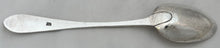Colonial Bright Cut Silver Tablespoon. Late 18th Century, 2 troy ounces.