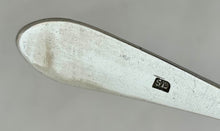 Colonial Bright Cut Silver Tablespoon. Late 18th Century, 2 troy ounces.