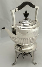 76th Punjabis, British Indian Army, Silver Spirit Kettle. London 1906 Goldsmiths & Silversmiths Co. Ltd. 37.6 troy ounces.