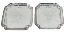 George I Pair of Silver Waiters. London 1726, Humphrey Payne. 11.6 troy ounces.