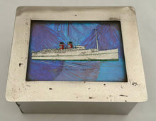 TSS Arandora Star Silver Plated Box, Maritime & World War Two Interest.