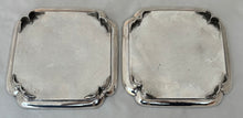 George I Pair of Silver Waiters. London 1726, Humphrey Payne. 11.6 troy ounces.