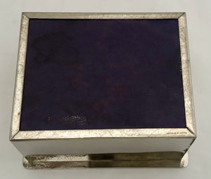 TSS Arandora Star Silver Plated Box, Maritime & World War Two Interest.