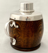 Early 20th Century Silver Plated & Oak Tea Caddy.