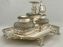 Georgian, George IV, Old Sheffield Plate Inkstand, circa 1820 - 1830.