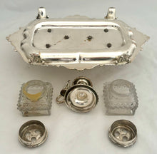 Georgian, George IV, Old Sheffield Plate Inkstand, circa 1820 - 1830.