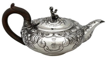Rear-Admiral William Carnegie, 3rd in Command at The Battle of Trafalgar on HMS Britannia, Silver Teapot. London 1825 George Burrows II. 12 troy ounces.
