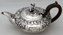 Rear-Admiral William Carnegie, 3rd in Command at The Battle of Trafalgar on HMS Britannia, Silver Teapot. London 1825 George Burrows II. 12 troy ounces.