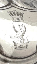 Rear-Admiral William Carnegie, 3rd in Command at The Battle of Trafalgar on HMS Britannia, Silver Teapot. London 1825 George Burrows II. 12 troy ounces.