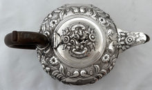 Rear-Admiral William Carnegie, 3rd in Command at The Battle of Trafalgar on HMS Britannia, Silver Teapot. London 1825 George Burrows II. 12 troy ounces.