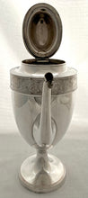 Georgian, George III, Old Sheffield Plate Pedestal  Coffee Pot, circa 1790 - 1810.