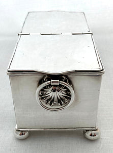 Early Victorian Silver Plated Inkstand, circa 1840 - 1850.