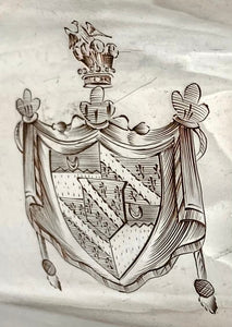Georgian, George III, Old Sheffield Plate Entree Dish: Arms of Butler-Cooper, circa 1780 - 1800.