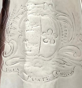 George II Silver Coffee Pot. Arms of Corbett & Mytton, Sundorne Castle. London circa 1752. 10.7 troy ounces.