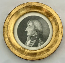 Vice Admiral Viscount Nelson Engraved Portrait Profile Roundel, After A. Easto.