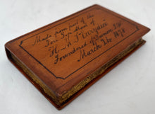 'Made from Part of the Fore Top Mast of HMS Eurydice, Foundered of Dunose (sic) I.W, March 24 1878'.