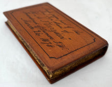'Made from Part of the Fore Top Mast of HMS Eurydice, Foundered of Dunose (sic) I.W, March 24 1878'.