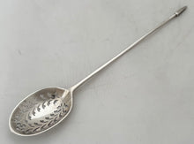 18th Century Silver Mote Spoon.