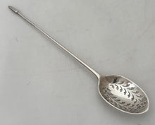 18th Century Silver Mote Spoon.